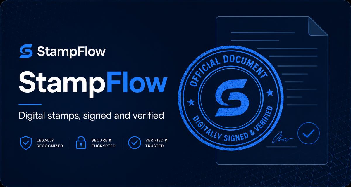 StampFlow — Digital document stamping & verification